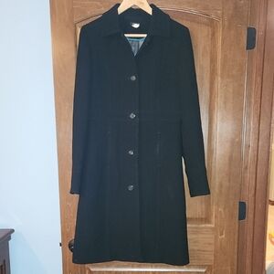 J Crew Lady Day Women's Black Coat